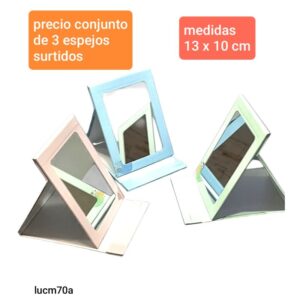 Lucm70a.precio conjunto de 3 espejos surtidos