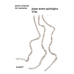 Luck627.precio conjunto de 3 pulseras