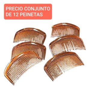 Precio conjunto de 12 peinetas