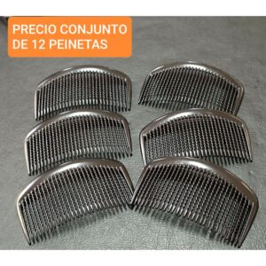 Precio conjunto de 12 peinetas