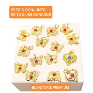 Precio conjunto de 15 dijes