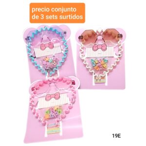 19.E.Precio conjunto de 3 sets surtidos