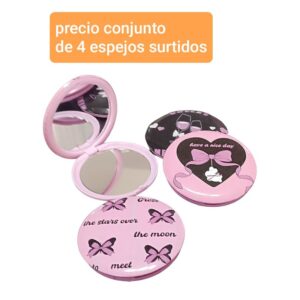 Precio conjunto de 4 espejos surtidos