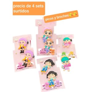 Lucm.precio 4 sets surtidos