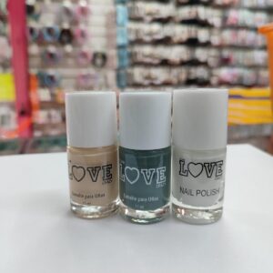 3 Esmaltes TEJAR love. Colores surtidos sin eleccion