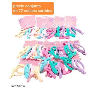 Luc160706.precio conjunto de 72 colines surtidos