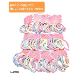 Luc160708.precio conjunto de 72 colines surtidos