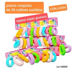 Luc148808.precio conjunto de 36 colines surtidos súper gruesos
