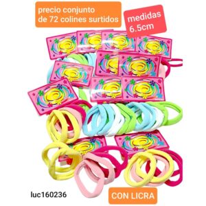 Luc160236.precio conjunto de 72 colines surtidos