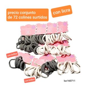 Luc160711.precio conjunto de 72 colines surtidos