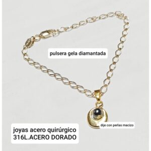 Luc. pulsera con perla