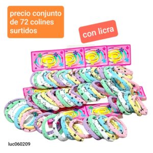 Luc060209.precio conjunto de 72 colines surtidos