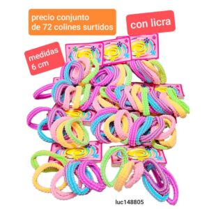 Luc148805.precio conjunto de 72 colines surtidos