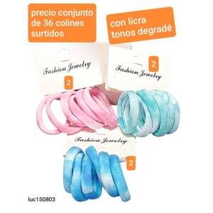 Luc150803.precio conjunto de 36 colines surtidos