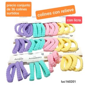 Luc160201.precio conjunto de 36 colines surtidos