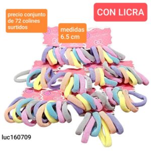Luc160709.precio conjunto de 72 colines surtidos