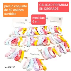 Luc160210.precio conjunto de 60 colines surtidos