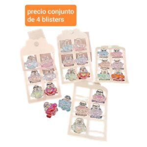 Lucmd.precio conjunto de 4 blisters surtidos