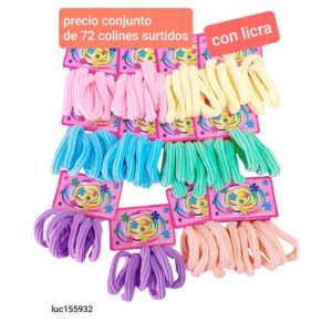 Luc155932.precio conjunto de 72 colines surtidos