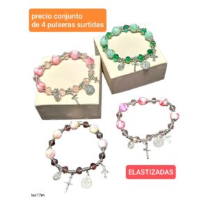 Lucm17m.precio conjunto de 4 pulseras surtidas