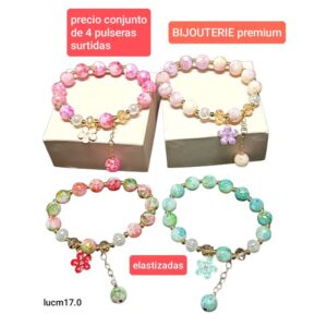 Lucmd.17.0.precio conjunto de 4 pulseras surtidas