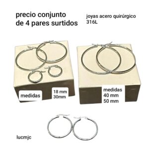 Lucmjc.precio conjunto de 4 pares surtidos