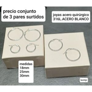 Lucmjc.precio conjunto de 3 pares surtidos