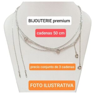 set de 3 cadenas por 50 cm