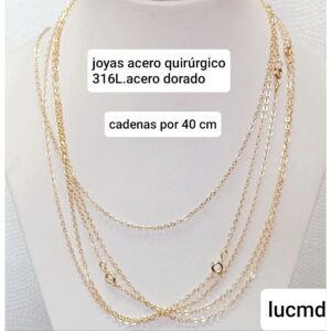 Lucmd precio conjunto de 5 cadenas .40 cm