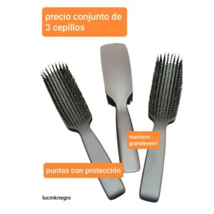 Lucmk.negros.precio conjunto de 3 cepillos