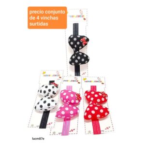 Lucm87e.precio conjunto de 4 vinchas surtidas