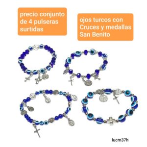 Lucmd 37h.precio conjunto de 4 pulseras surtidas