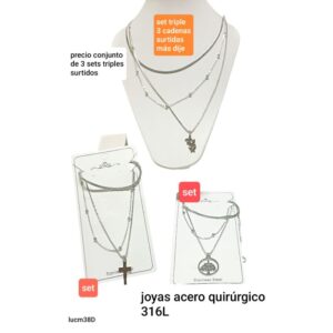 Lucm38D.precio conjunto de 3 sets surtidos