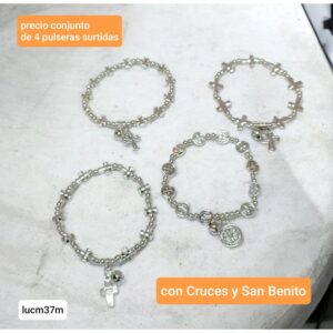Lucm37m.precio conjunto de 4 pulseras surtidas