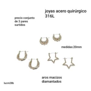 Lucm28b.precio conjunto de 3 pares surtidos