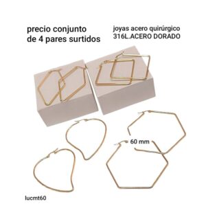 Lucmt60.precio conjunto de 4 pares surtidos