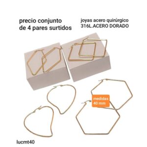 Lucmt40.precio conjunto de 4 pares surtidos