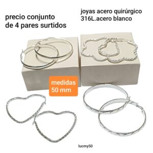 Lucmy50 precio conjunto de 4 pares surtidos