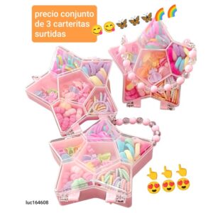 Luc164608.precio conjunto de 3 carteritas surtidas