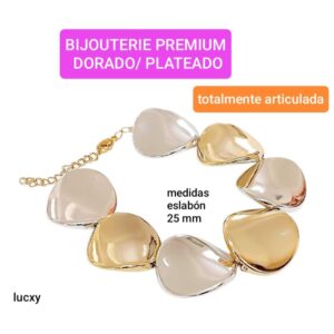Lucxy pulsera bicolor