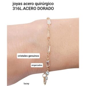 Lucxy pulsera cristales