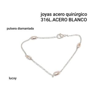 Lucxy pulsera diamantada