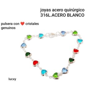 Lucxy corazones cristales