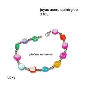 Lucxy pulseras piedras naturales