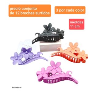 Luc165519.precio conjunto de 12 broches surtidos