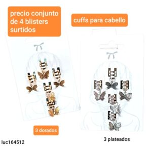 Luc164512.precio conjunto de 4 blisters surtidos