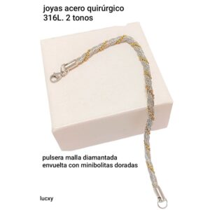 Lucxy pulsera 2 tonos