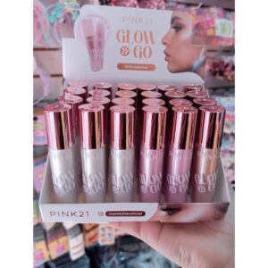 caja de 24 unidades de iluminador líquido roll-on