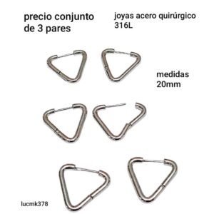 Lucmk.378.precio conjunto de 3 pares