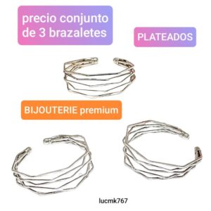 Lucmk.767.precio conjunto de 3 brazaletes